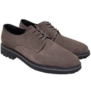 INC INTL Concepts Men Callan Lace Up Derby Oxfords Size US 8.5M Brown Suede